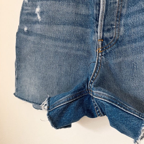 Rag & Bone Maya High Rise Shortie Shorts - Picture 4 of 6